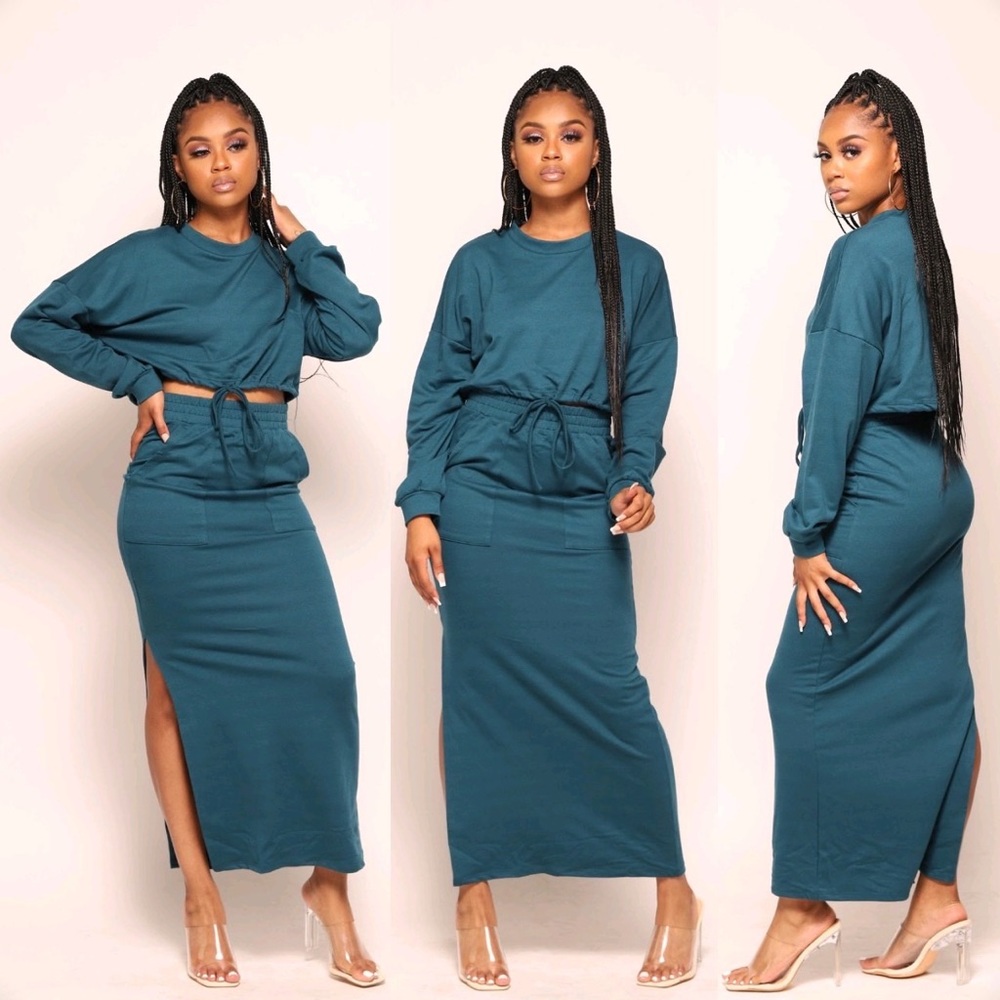 👗 Maxi Skirt Lounge Set👗